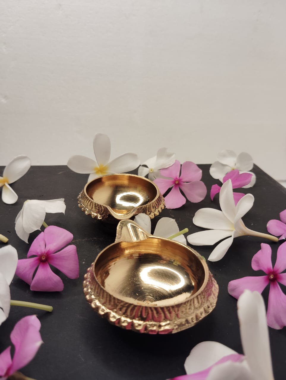 “Divine Glow Brass Kuber Diya – 3 Inch”