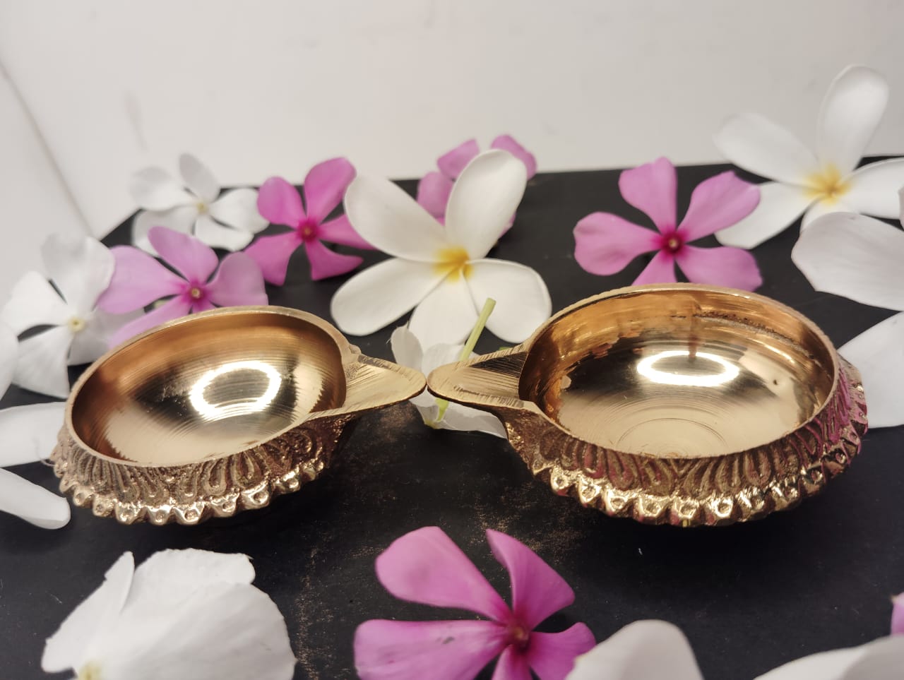 “Divine Glow Brass Kuber Diya – 3 Inch”